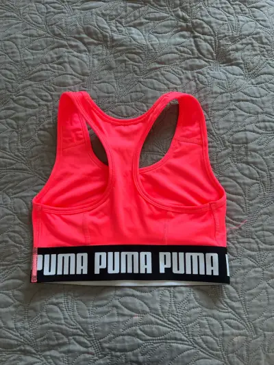 Top deportivo Puma rosado fluor - miniatura 2