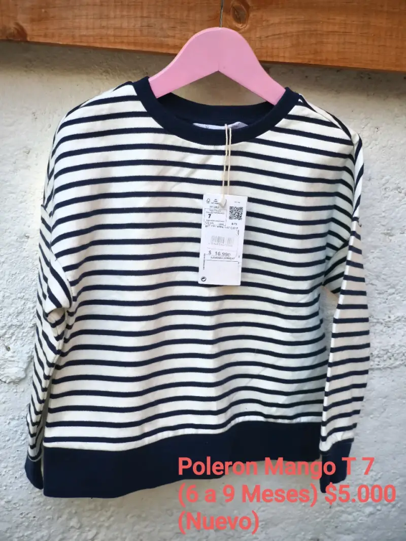Polerón bebé rayas Mango - 1