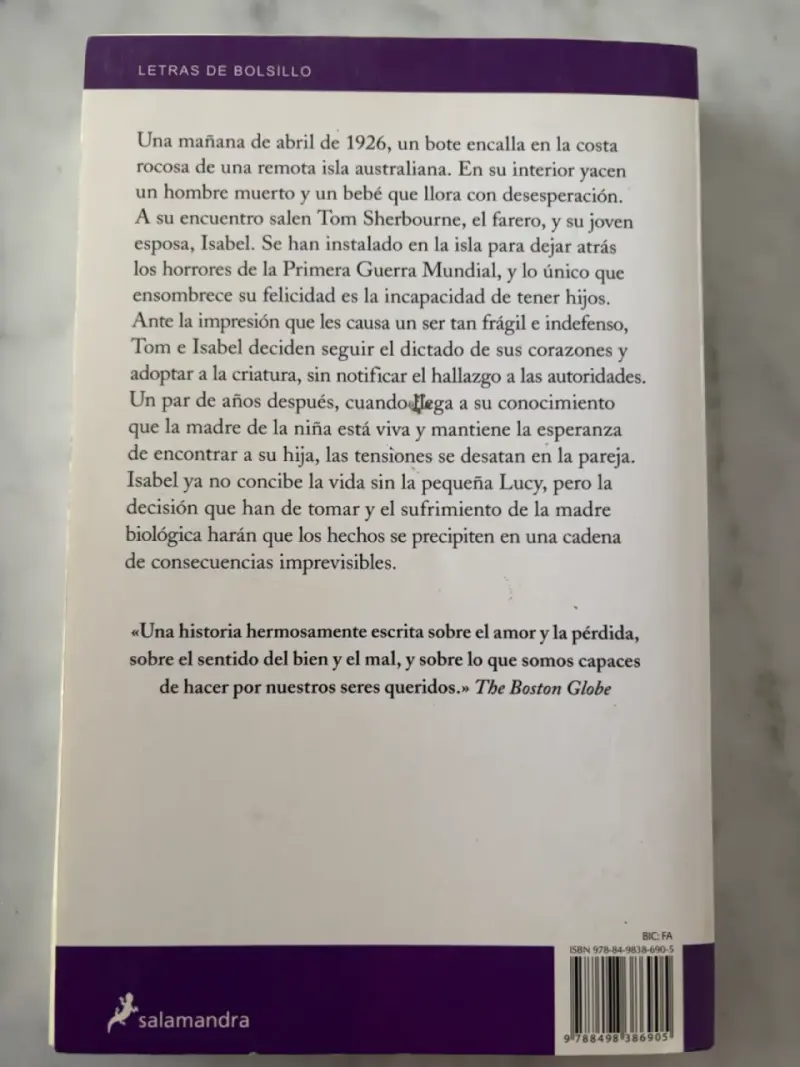 Libro 'La luz entre los océanos' - 2
