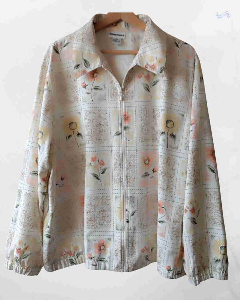 Chaqueta flores vintage - 1