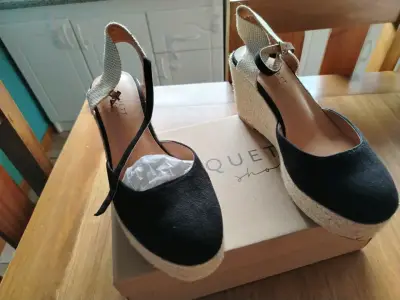 Sandalias con plataforma negras - miniatura 2