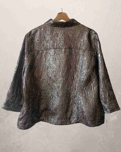 Chaqueta metálica texturizada - miniatura 2