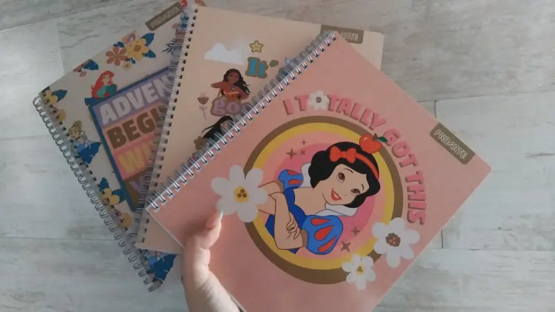 Cuadernos espiral diseño floral - 4
