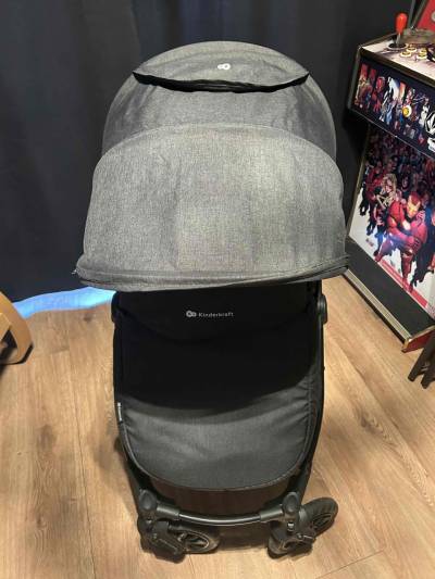 Coche para bebé Kinderkraft gris - miniatura 3