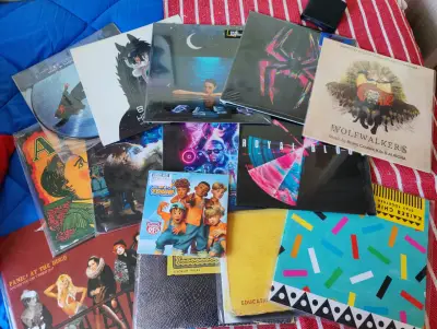 Colección de discos de vinilo variados - miniatura 1