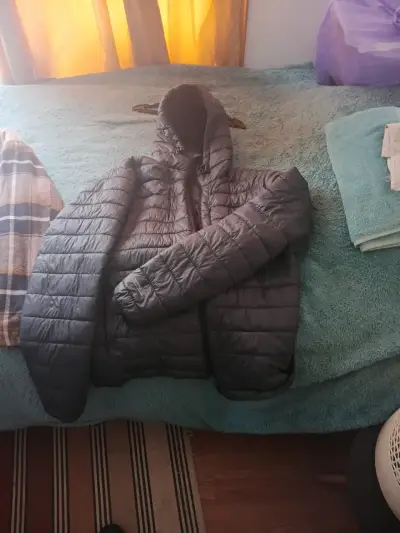 Chaqueta acolchada negra - miniatura 1