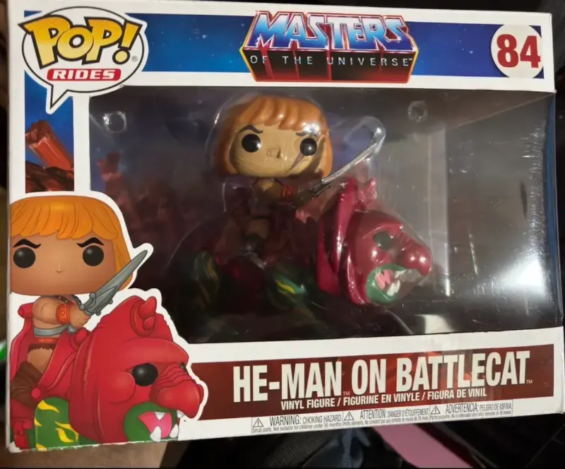 Figura Pop He-Man y Battlecat