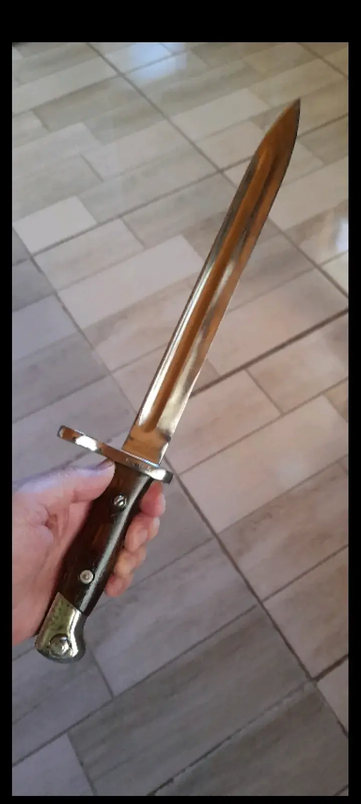 Bayoneta ALEMANA MAUSER MOD 1895 ORIGINAL - 4