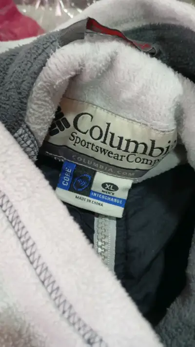 Chaqueta polar Columbia gris - miniatura 3
