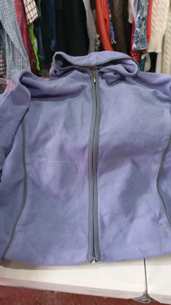 Chaqueta polar Columbia morada - 3