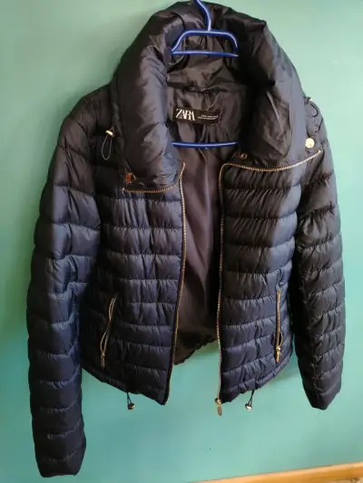 Chaqueta acolchada Zara azul marino - miniatura 1