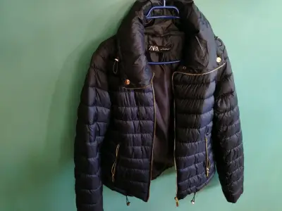 Chaqueta acolchada Zara azul marino - miniatura 2