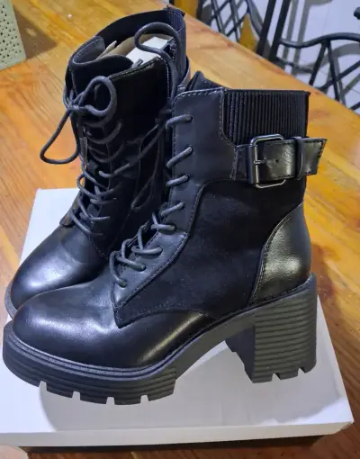 Botas Via Uno negras número 36 - miniatura 2
