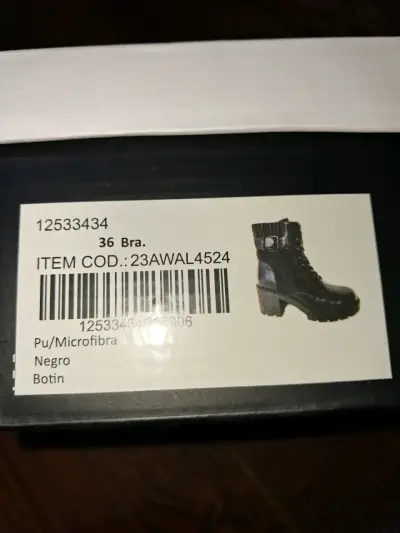 Botas Via Uno negras número 36 - miniatura 6