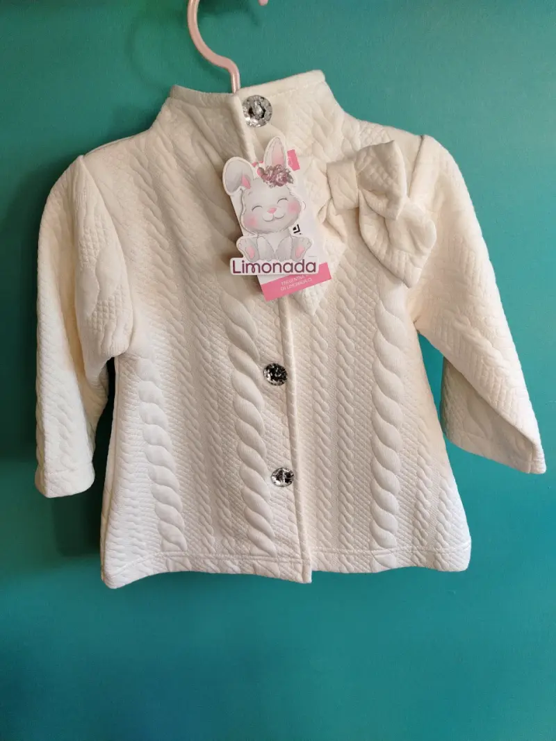Chaqueta blanca infantil