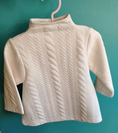 Chaqueta blanca infantil - miniatura 2