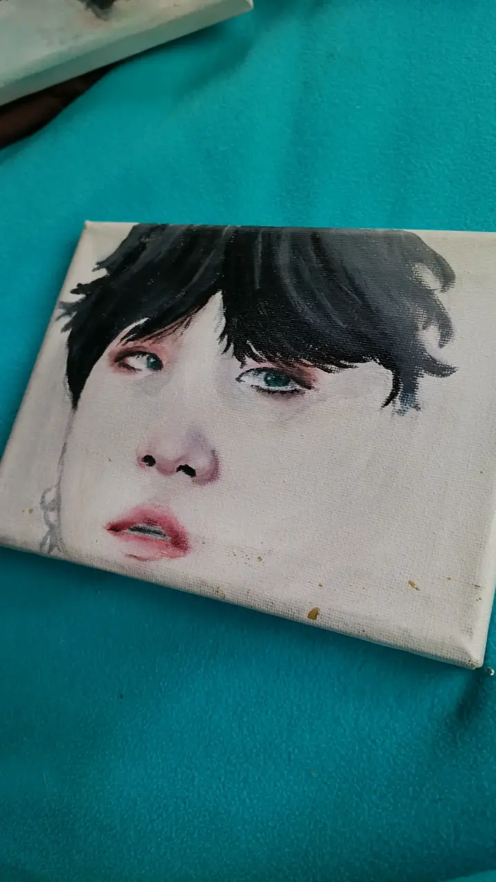 Pintura retrato min yoongi - 3