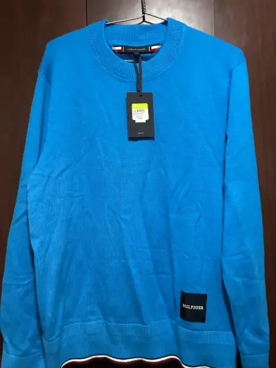 Sweater azul Tommy Hilfiger - miniatura 4