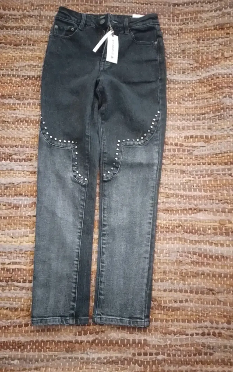Jean negro talla 34 nuevo - 5