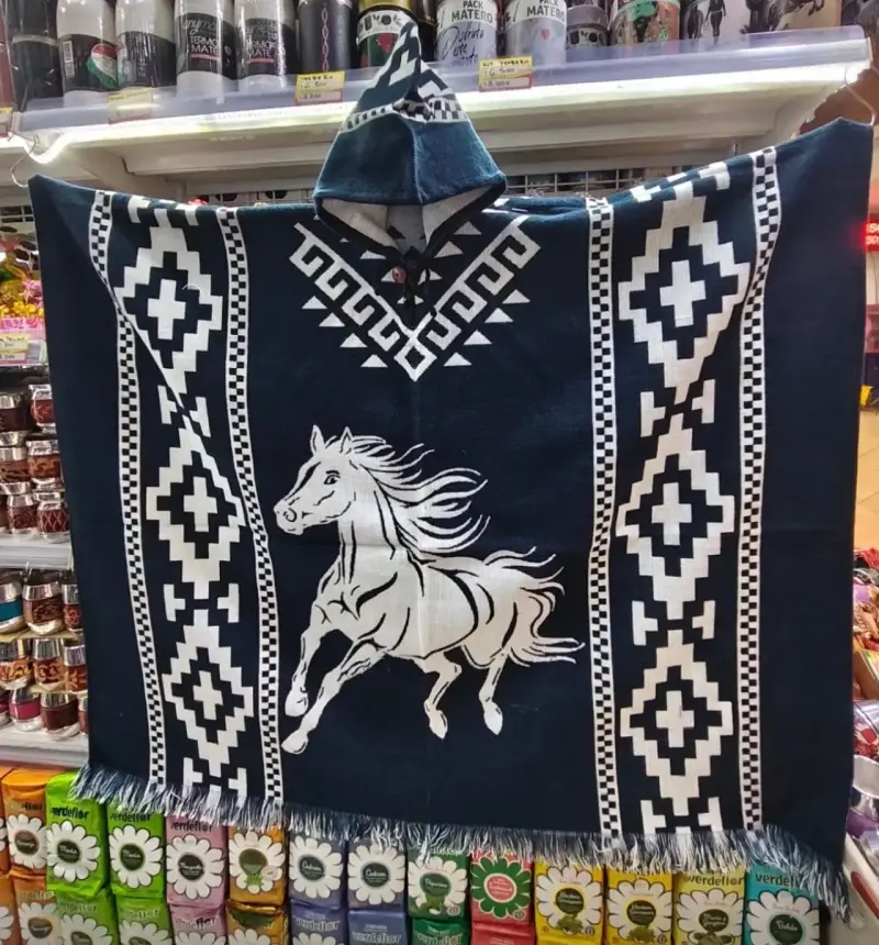 Poncho de lana alpaca - 2