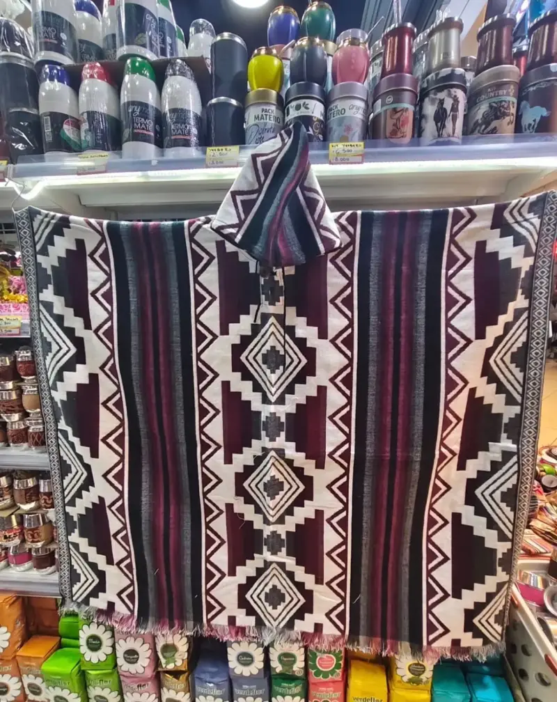 Poncho de lana alpaca - 4