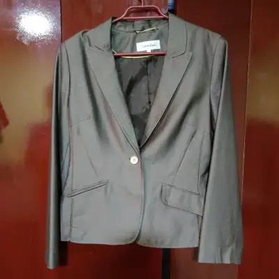 Blazer gris Calvin Klein - miniatura 1