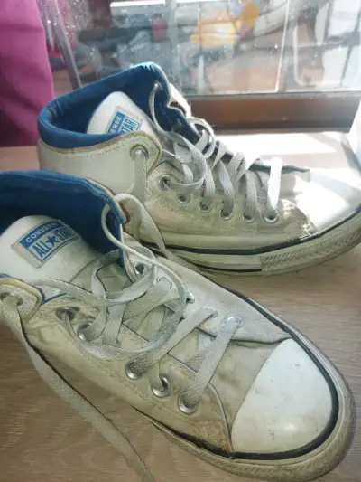 Zapatillas altas blancas Converse - miniatura 2