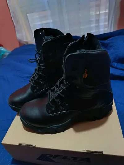 Botas tácticas negras Delta - miniatura 1