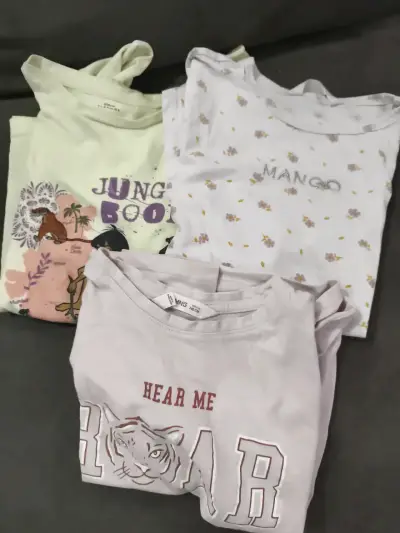Lote de poleras con estampados talla 10 - miniatura 1