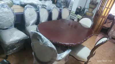 Juego de comedor madera y sillas - miniatura 2