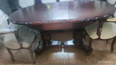 Juego de comedor madera y sillas - miniatura 3
