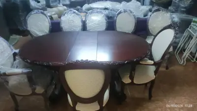 Juego de comedor madera y sillas - miniatura 5