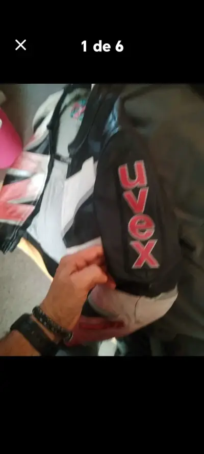 Chaqueta de moto Uvex mujer M talla 52 - miniatura 1