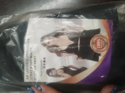 Faja reductora de cintura negra - miniatura 1