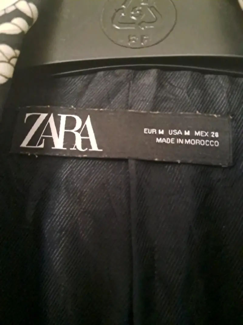 Blazer azul con diseño de cuerdas - 2