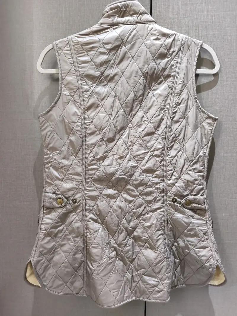 Chaqueta sin mangas acolchado gris - 5