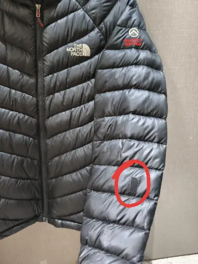 Chaqueta acolchada negra mujer The North Face - miniatura 2