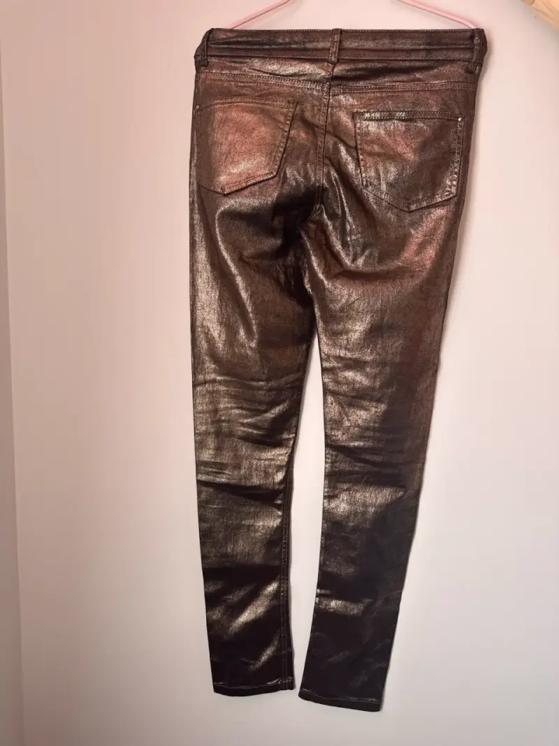 Pantalones metálicos brillantes - 2