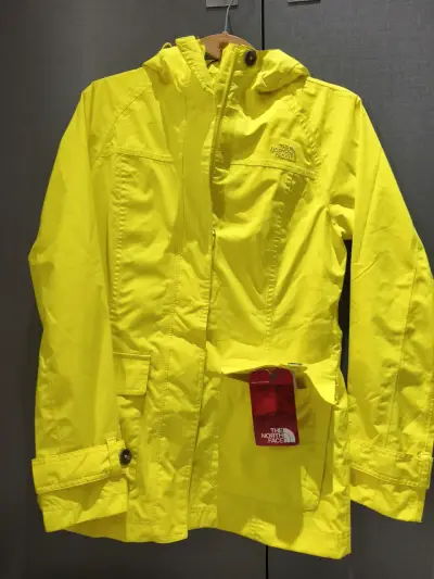 Chaqueta impermeable amarilla mujer The North Face - miniatura 5