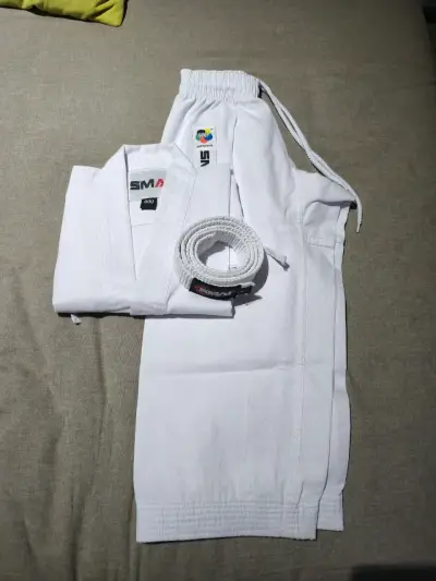 Kimono de karate blanco SMAI niño - miniatura 3