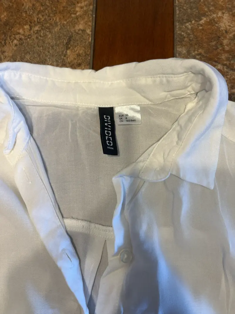 Blusa sin mangas blanca H&M - 2