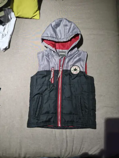 Chaqueta sin mangasde niño Converse - miniatura 1