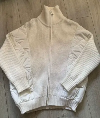 Chaqueta beige bomber talla standar - miniatura 1