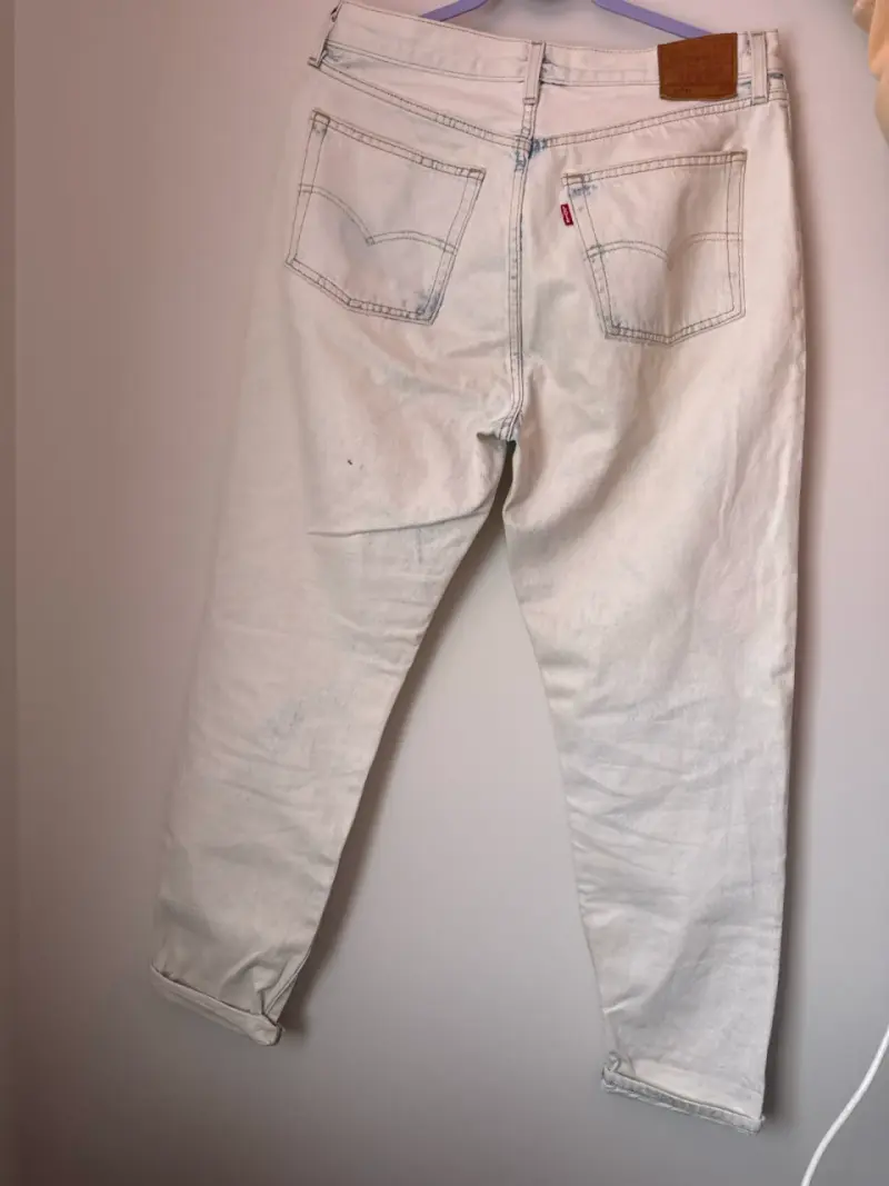 Jeans rectos blancos - 2