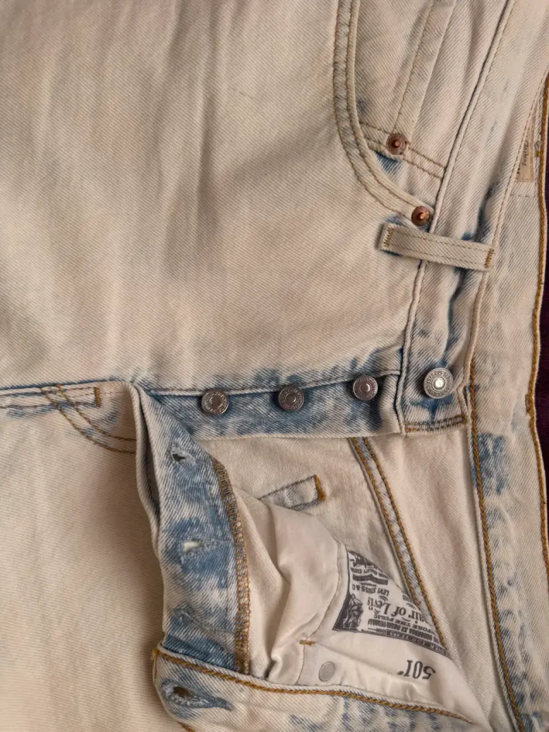 Jeans rectos blancos - 3