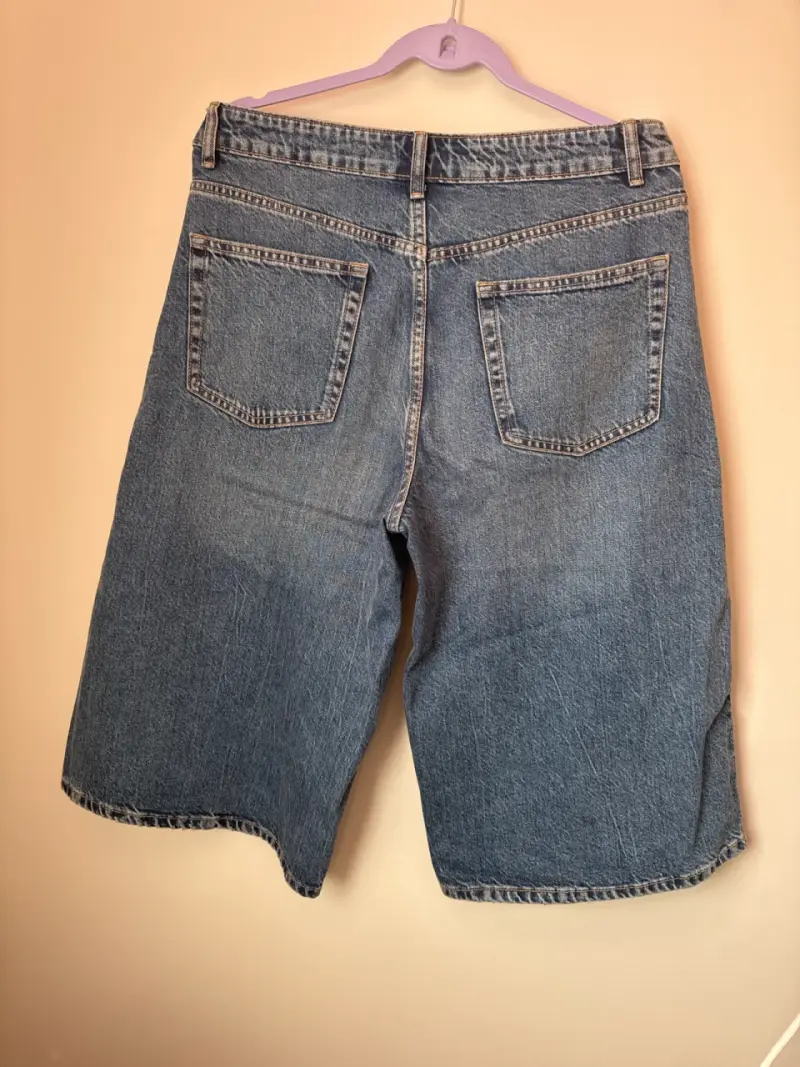 Bermudas de mezclilla azules - 2