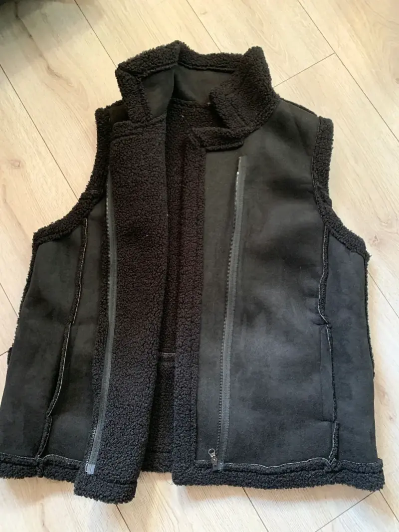 Chaqueta chiporro gamuza sin mangas estándar - 2