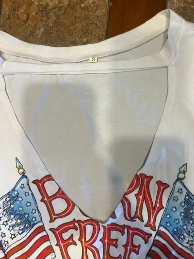 Polera blanca estampada águila - miniatura 2