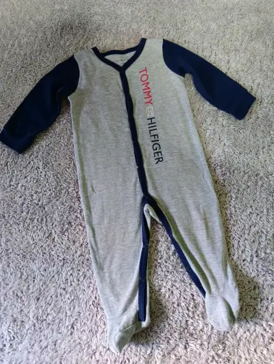 Enterito Tommy Hilfiger gris y azul - miniatura 2