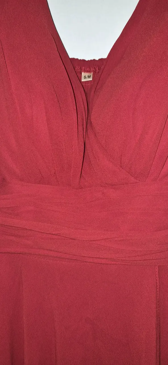 Vestido rojo elegante - 4